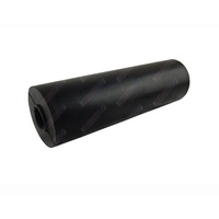 8'' Inch Boat Trailer Flat Bilge Roller Black Rubber 203mm 21mm bore