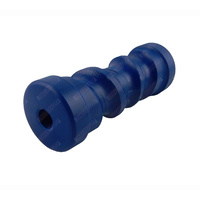 8" Inch Boat Trailer Keel Roller Self Centering Blue Nylon Plastic 203mm 17mm Bore