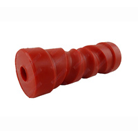 8" Inch Boat Trailer Self Centering Roller Red Soft Plastic 203mm 17mm Bore