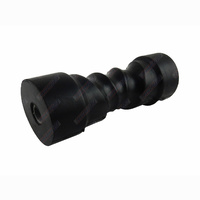 8" Inch Boat Trailer Keel Roller Self Centreing Black Rubber 203mm 17mm Bore