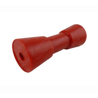 8" Inch Boat Trailer Keel Roller Dog Bone Red Soft Plastic 203mm 17mm Bore