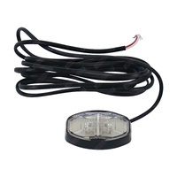 Led Amber/Red Marker Lamp Multi Volt 2.5m Cable