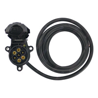 Nite-Lite 7 Pin Round Socket Kit ARK 1.5m Pre Wired Cable #LSKL7