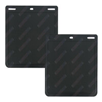 Extra Heavy Duty Mud Flaps 11'' Inch x 11'' Inch (280mm x 280mm) for 4WDs and Trailers - Pair