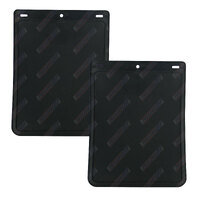 Extra Heavy Duty Mud Flaps 9'' Inch x 12'' Inch (230mm x 300mm) for 4WDs and Trailers - Pair