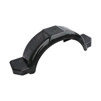Mudguard Plastic Black 235mm Wide 716mm Long Plus Side Step suits 13'' Inch Wheel 