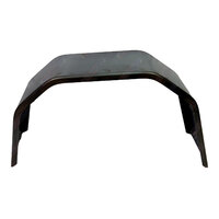 Trailer Mudguard 4 Fold Black Steel Finish 12' Wide to suit 15" Inch  and 16" Inch Wheel 