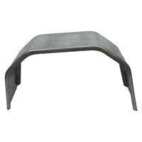Trailer Mudguard 4 Fold Galvanised 12'' Inch Wide to suit 15'' Inch and 16" Inch Wheel 