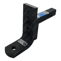 Mister Hitches Adjustable 12 Stage Tow Ball Mount Hitch Tongue 40mm Receiver 1800Kg #MHABM-40