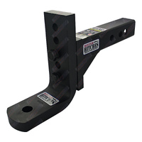 Mister Hitches Extra Heavy Duty Adjustable 12 Stage Tow Ball Mount Hitch Tongue 4000Kg #MHABM-5XHD