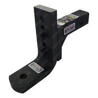 Mister Hitches Extra Heavy Duty Adjustable 12 Stage Tow Ball Mount Hitch Tongue 4000Kg #MHABM-5XHDS