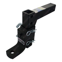 Mister Hitches Heavy Duty Adjustable 16 Stage Tow Ball Mount Hitch Tongue 2722Kg #MHABM
