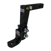 Mister Hitches Super Heavy Duty 16 Stage Raptor Extra Long Drop Tow Ball Hitch Tongue 4500Kg #MHABM45-S3