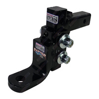 Mister Hitches Super Heavy Duty 16 Stage Raptor Short Shank Tow Ball Hitch Tongue Mount 4500Kg #MHABM45-S4