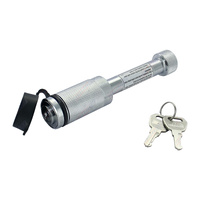 Mister Hitches 5/8" Dog Bone Style Lockable Hitch Pin Chrome Plated #MHPL2