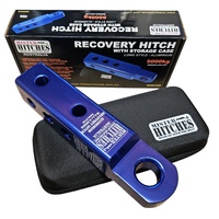 Mister Hitches Aluminium Recovery Hitch Blue 5000Kg Rating Long Style #MHRH-ALB