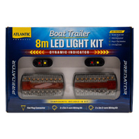 Atlantic Plug n' Play Boat Trailer Light Kit 12v Predator Series for large boat trailers over 6m #NLEDTL80MRP