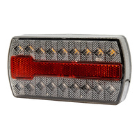 Atlantic Plug n' Play Boat Trailer Lights 12v Predator Series Rect L & R Submersible PAIR #NLEDTLRP