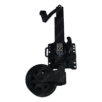 Off Road Jockey Wheel XO Series 750Kg Capacity Black Camper Trailer Caravan Boat