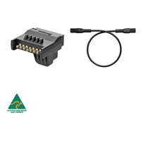 Elecbrakes Adapter 7 Flat to 12 Flat Socket to connect to ELBC2000-PS Electric Brake Controller
