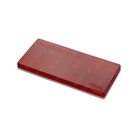 Red Trailer Reflector 70mm x 30mm Self Adhesive Base