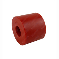 2 1/2" Inch Boat Trailer Round Cap Red Soft Plastic 63mm 17mm Bore