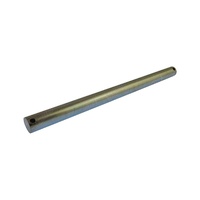 Zinc plated 240mm x 16mm Dia Roller Spindle to suit 8" Inch Flat Bracket and 6" Eye Post