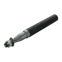 39mm Round Stub Axle 12" ( 300mm ) long Black