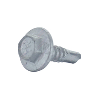 Hex Head Self Drill Screw 12-14 X 20mm Long Galvanised