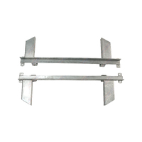 Spring Mounting Rail for Single Axle Trailer Suits 13'' Wheels and Slipper Springs Galvanised