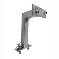 Trailer Spare Wheel Carrier Vertical Mount Suits Holden HT and Ford Stud Patterns Galvanised