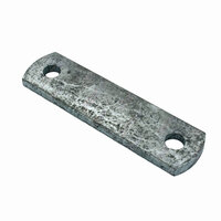 Shackle Plate 115mm Centre to Centre Suit 9/16" Shackle Pin Galvanised