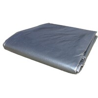 Silver Poly Tarp 12' x 18' (366cm x 549cm) 120gsm Construction Trailer Boat