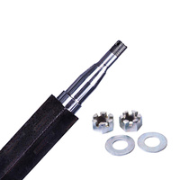 40mm Square Trailer Axle 1600mm 63" Inc Axle Nuts & Washers