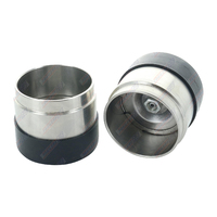 Stainless Steel Trailer Bearing Protectors 51mm Bearing Buddies 2pcs