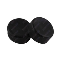 Trailer Bearing Buddy Protector Caps 51mm Black PVC Set of 2