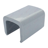 Trailer Bumper Protector C-Cover 52mm x 52mm x 1500mm long Grey