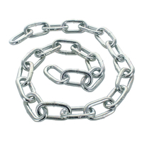 8mm Zinc 1600kg Trailer Rated Safety Chain 1 Metre Length Complies ADR Stamped