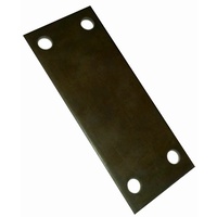 Trailer Coupling Plate 4 Hole Rectangle Trailer Camper Caravan 22.5cm x 9cm