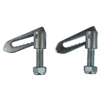 Pair Anti Rattle Tailgate Latches Gravity Bolt On Trailer Truck Ute 35mm Thread