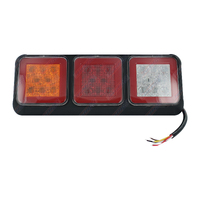 24 LED Trailer Light 9-33v Rear Combination Light with Reverse Light