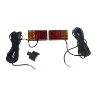 LED Combo Trailer Light KIT 10-30V 150mm x 80mm Pre-Wired 9m Cable Licence Plate Incl. 