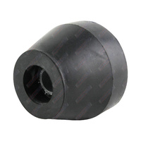 2 1/2" Inch Boat Trailer Taper Roller Cap Black Rubber 64mm 17mm Bore