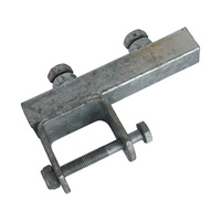  Galvanised Tube Side Adjuster 2'' Inch x 1'' Inch with 6" long Yoke