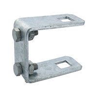 Galvanized Tube Side Adjuster Clamp 3'' Inch x 2'' Inch Suit 20mm Square Stem