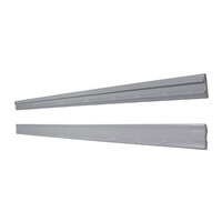 2 x Boat Trailer GREY Skid Strips Teflon Grooved Slides Centre 50mm x 1.5M Long