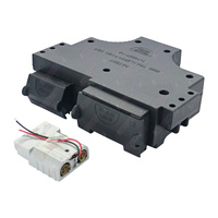 Trailer Vision Duo 12 Pin Socket With 50A Anderson Plug Slimline #TV-14569-50-12