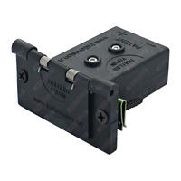Trailer Vision Flush Mount 50 Amp Anderson Plug Cover Black #TV-14999-50
