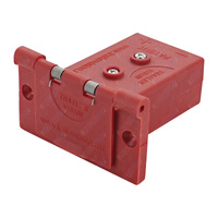 Trailer Vision Flush Mount 50 Amp Anderson Plug Cover Red #TV-14999-50R