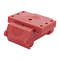 Trailer Vision Surface Mount 50 Amp Anderson Plug Red Cover with Red LED #TV-201426-50R